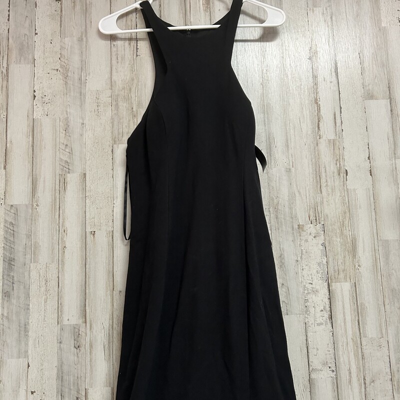 Sz14 Black Zip Dress