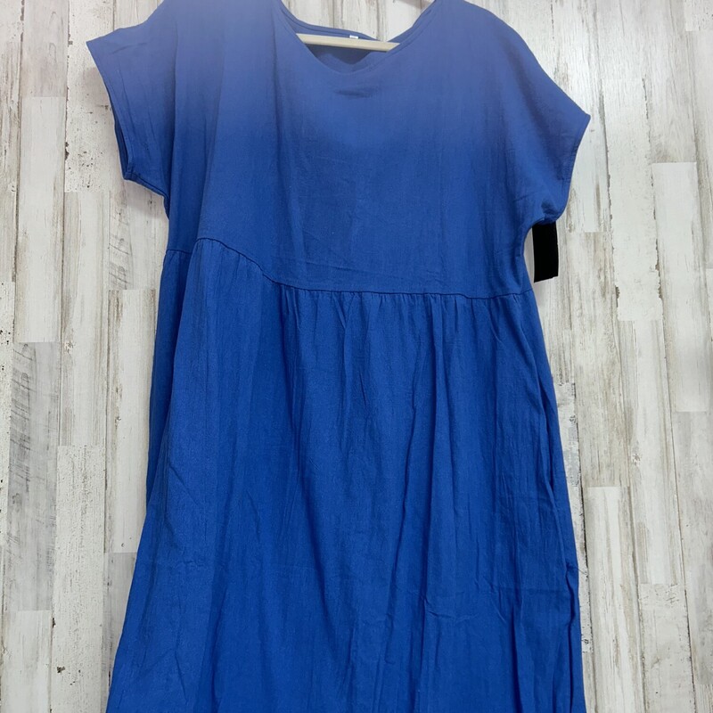 2X Blue Maxi Dress