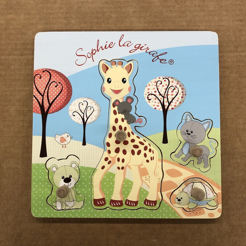 Sophie La Girafe, Size: Puzzle, Item: Wooden