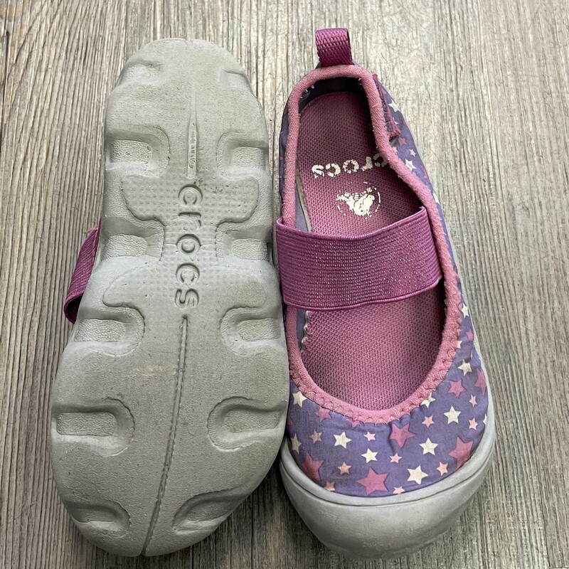 Crocs Mary Jane, Purple, Size: 9T