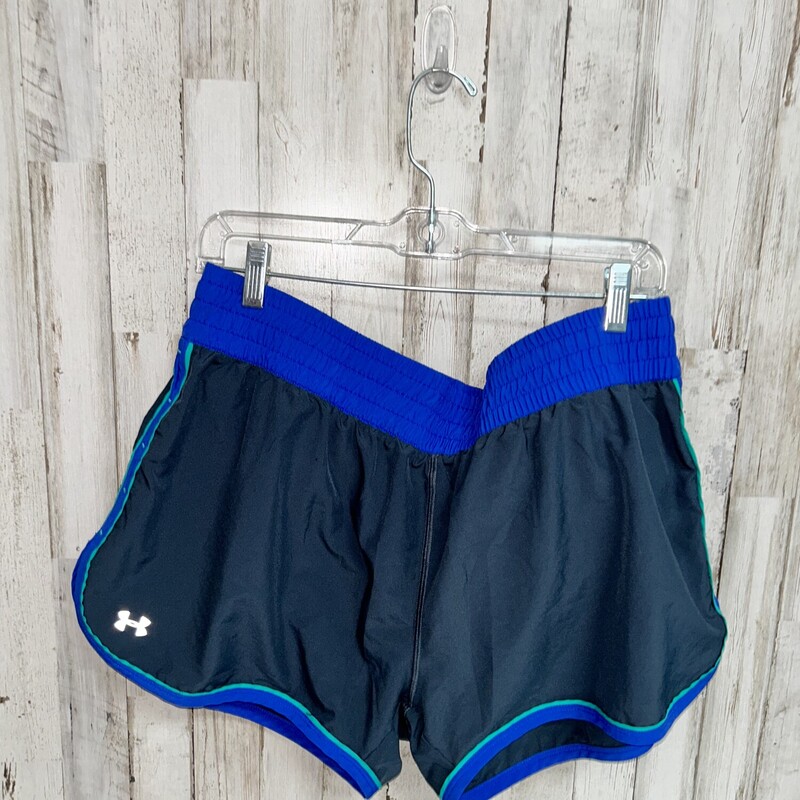 XL Grey/Blue Logo Shorts
