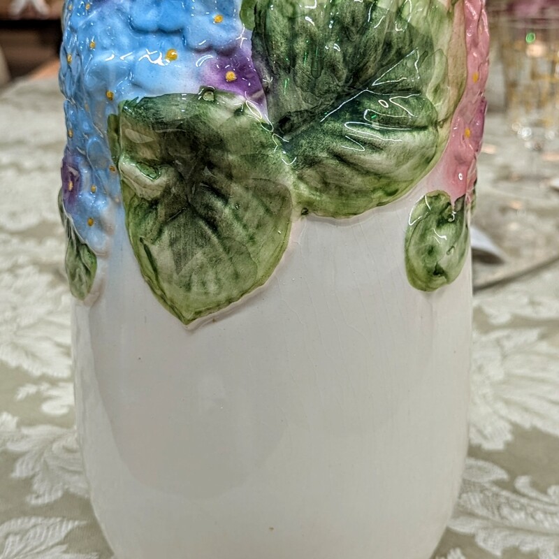 Hydrangea Ceramic Vase
Cream Green Blue Pink
Size: 6 x 10H