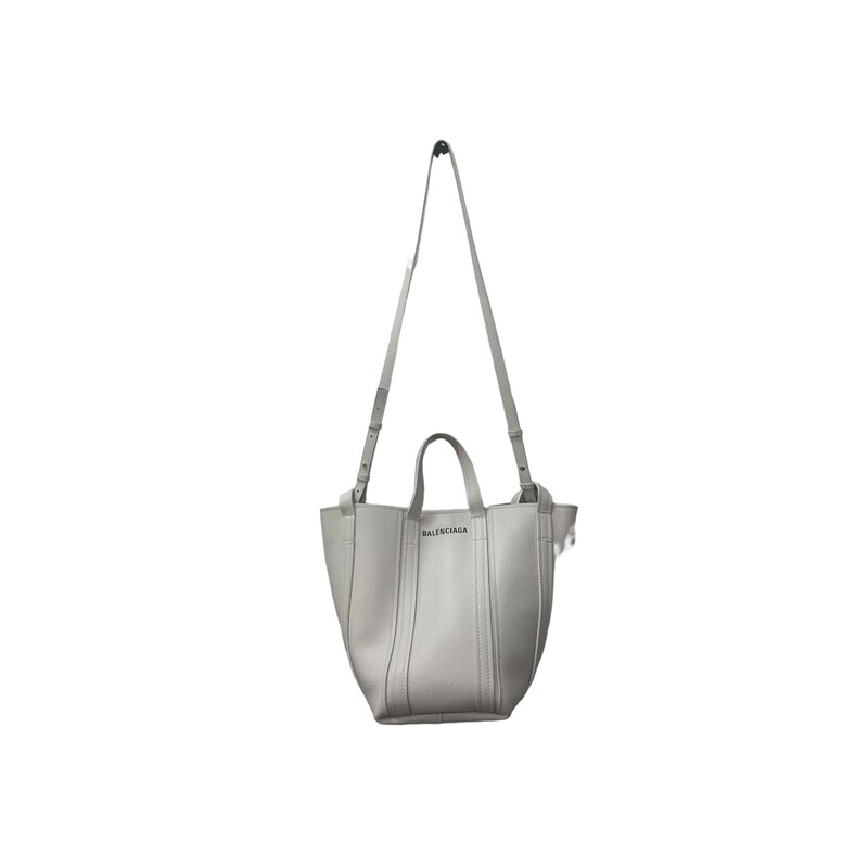 Balenciaga Everyday Small White

Dimensions:
Base length: 5 in
Height: 8.5 in
Width: 6.5 in
Drop: 3.25 in
Drop: 20 in