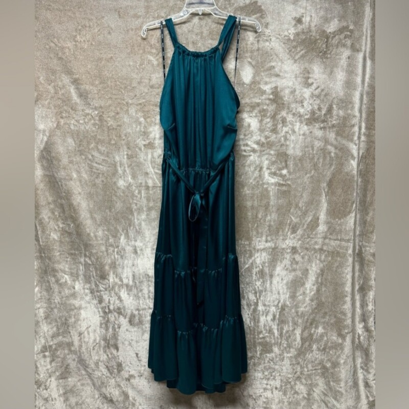 City Chic  Satin Maxi NEW, Emerald, Size: 24