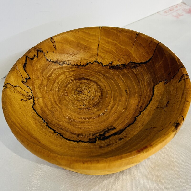 Wooden Lathe Carved Bowl
Brown
Size: 7x3H