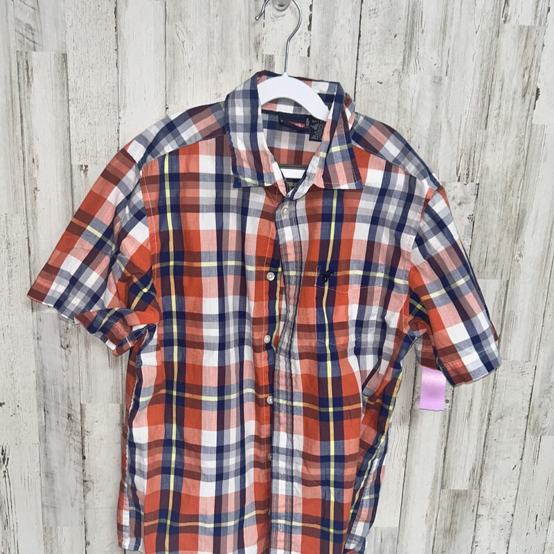14/16 Red/Blue Plaid Butt, Red, Size: Boy 10 Up