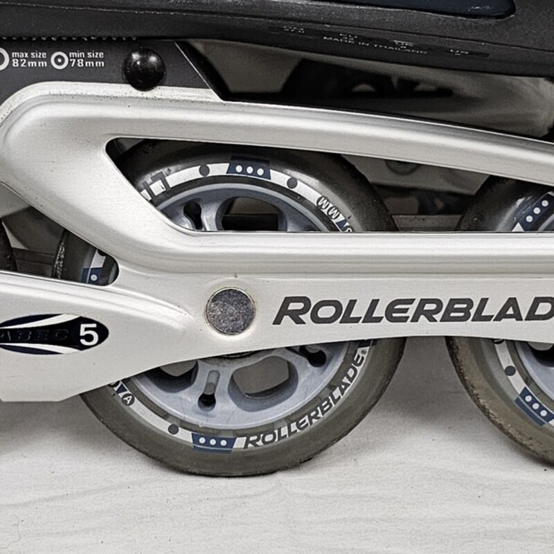 Rollerblade Aero 6 ALU Mens Inline Skates, Size: 9, pre-owned