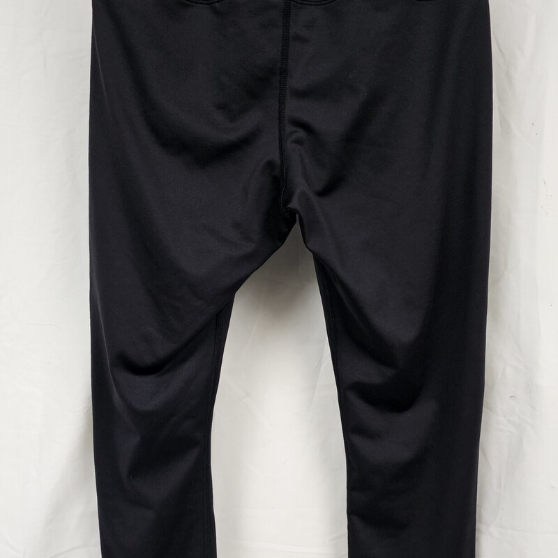 Reebok Body Fitness Capri Pants, Black, Womens Size: Small, Polyester/ Spandex Blend,  pre-owned