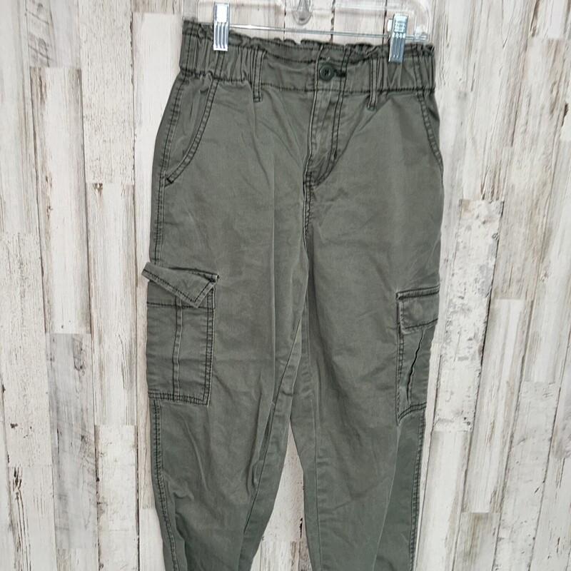 10/12 Olive Cargo Pants, Green, Size: Girl 10 Up