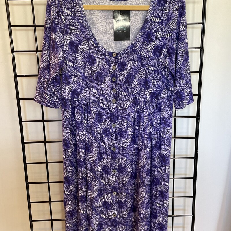 Blue Sky Dress, Purple, Size: S
fits more like a M to Large