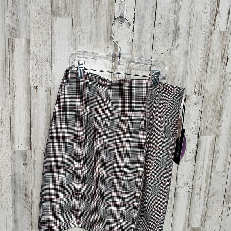 NEW Sz4 Houndstooth Skirt