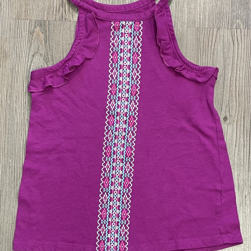 Childrens Place Tank Top, Fuchsia, Size: 7-8Y