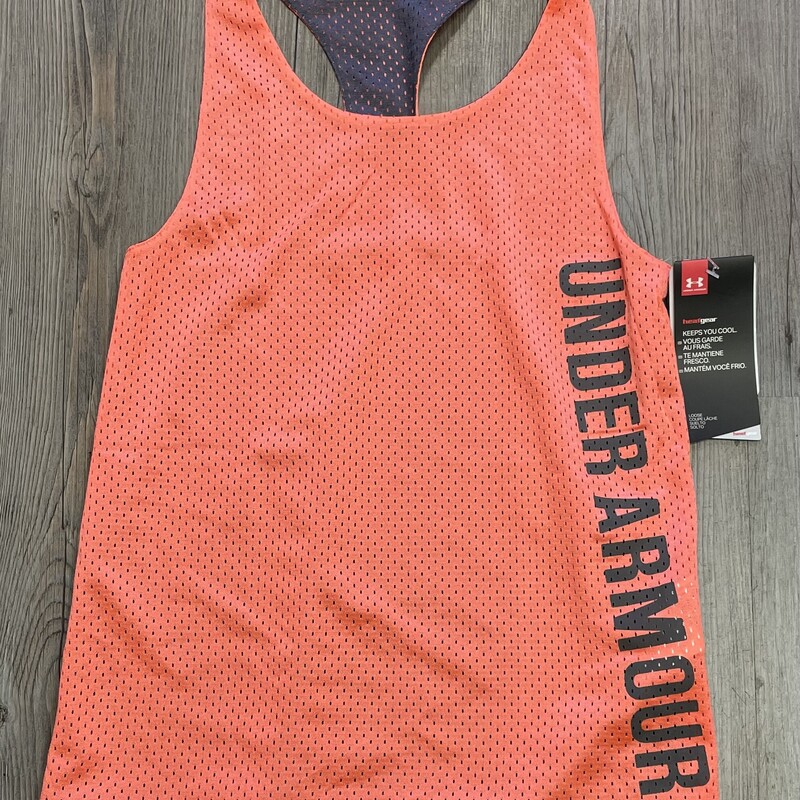 Under Armour Tank Top, Grey/neon, Size: 10-12Y
NEW!
Reversible