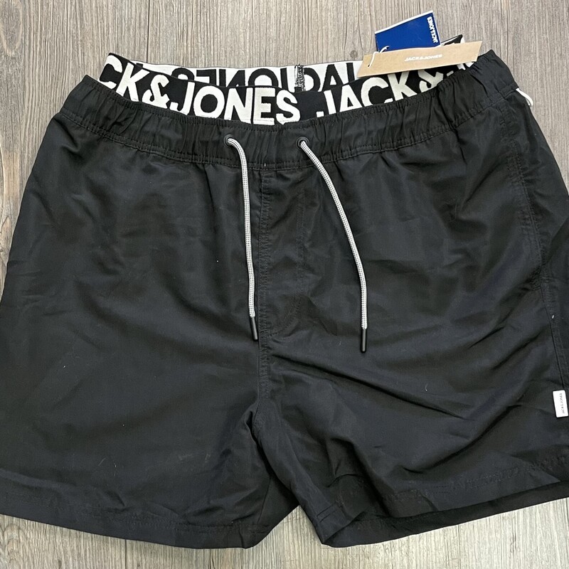 Jack & Jones Swimming Short, Black, Size: 16Y+