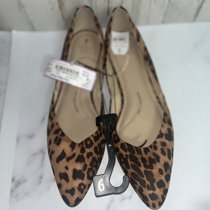 NEW A9 Cheetah Flats, Tan, Size: Shoes A9