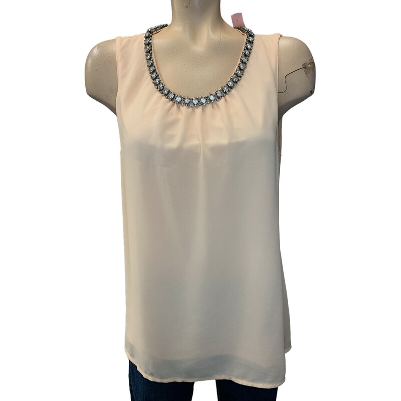 Tesoro Moda Top, Peach, Size: M