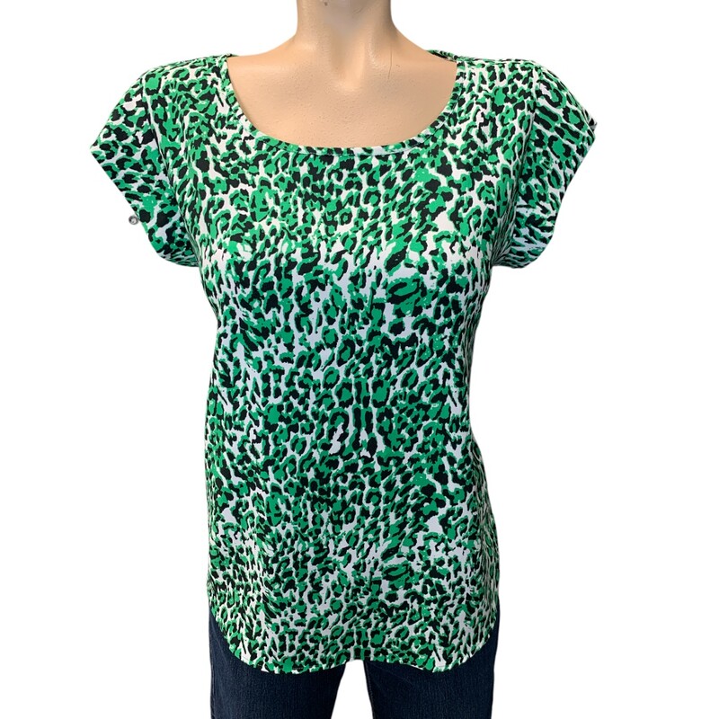 Belle Vere Top, Gren/whi, Size: S