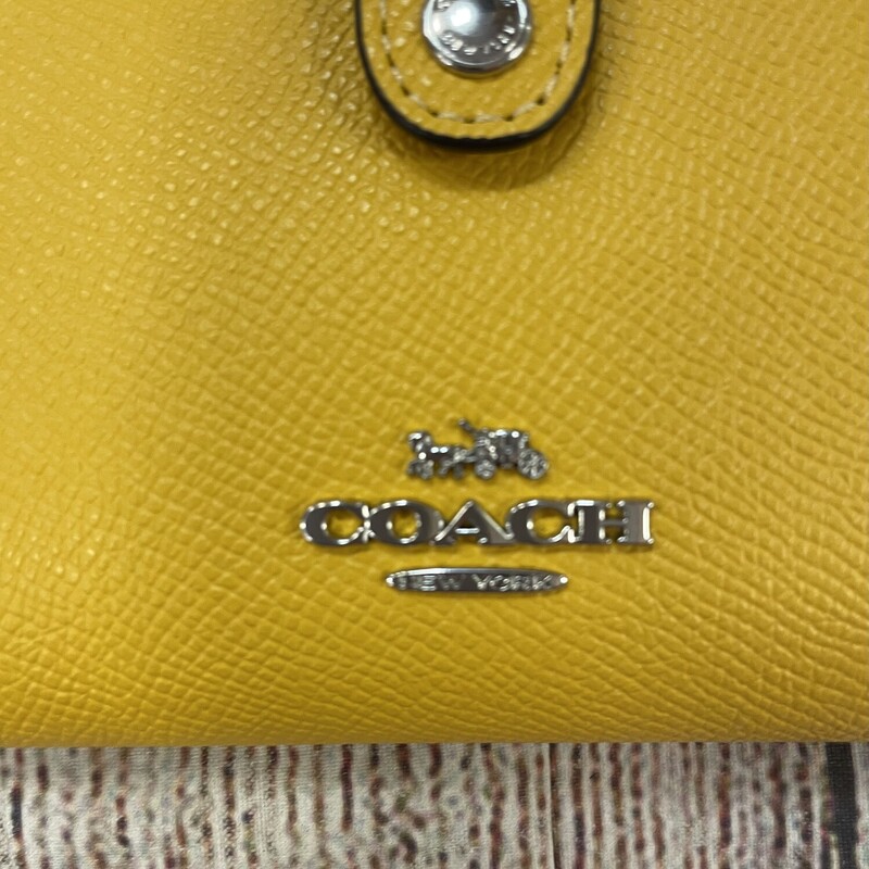 New Coach Wallet mustard