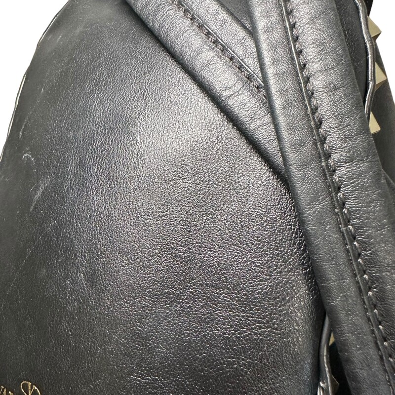 Valentino Rockstud Backpack<br />
Mini<br />
Black<br />
Minor scatching seen in photos