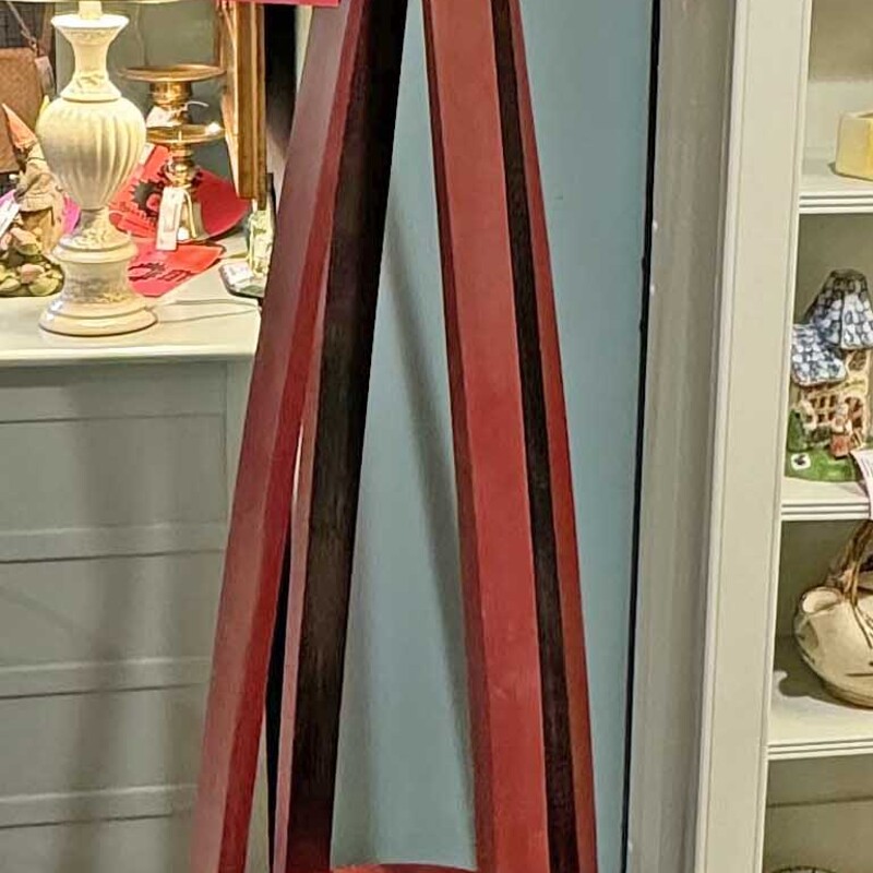 Red Ski Coat Rack
Hang Your Coats on the Hooks and Hats on the Skis
80 Inches High  X  16 Round