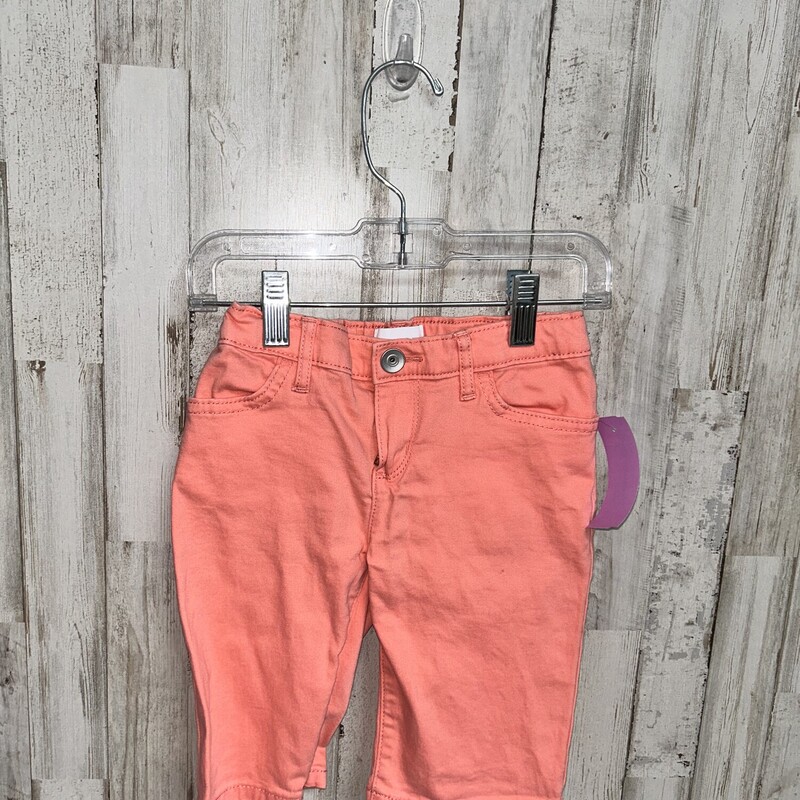6 Coral Button Shorts, Pink, Size: Girl 6/6x
