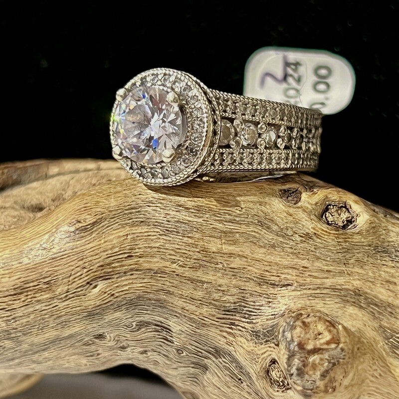 14k lab diamond ring