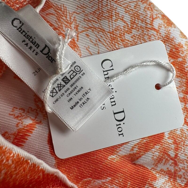 Dior Toile De Jouy, Orange, Size: None