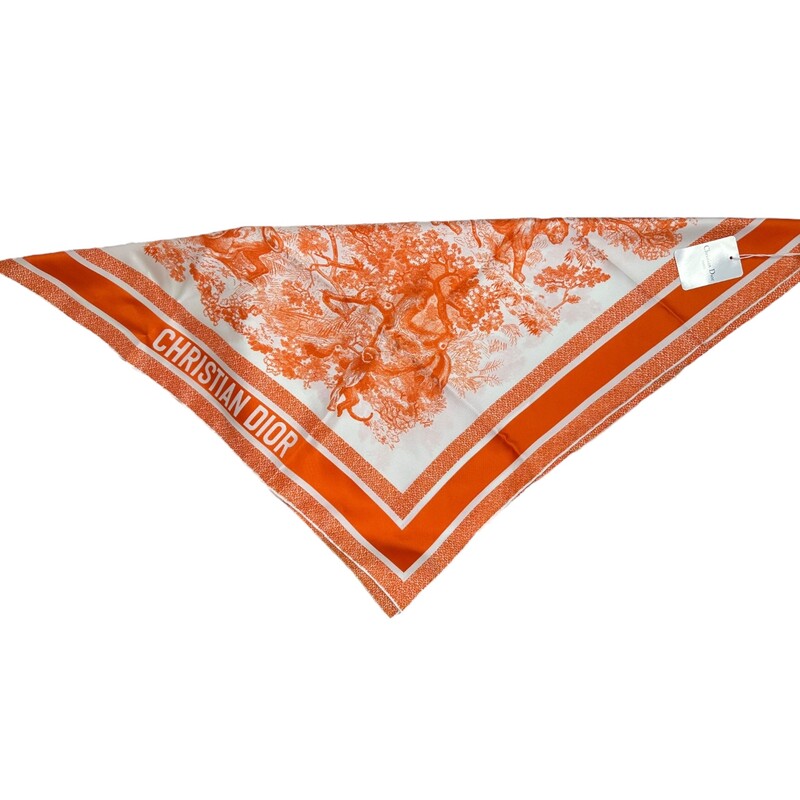 Dior Toile De Jouy, Orange, Size: None