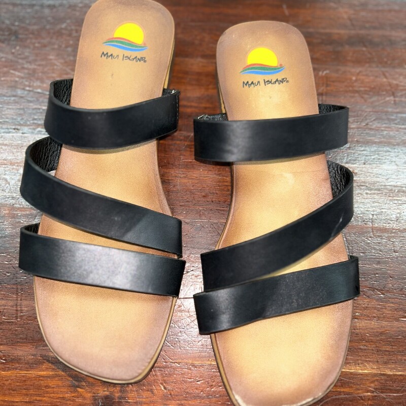 A10 Black Strap Sandals