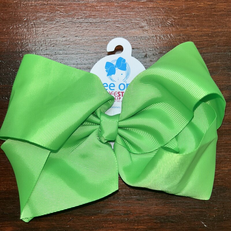 NEW Lime Large Bow