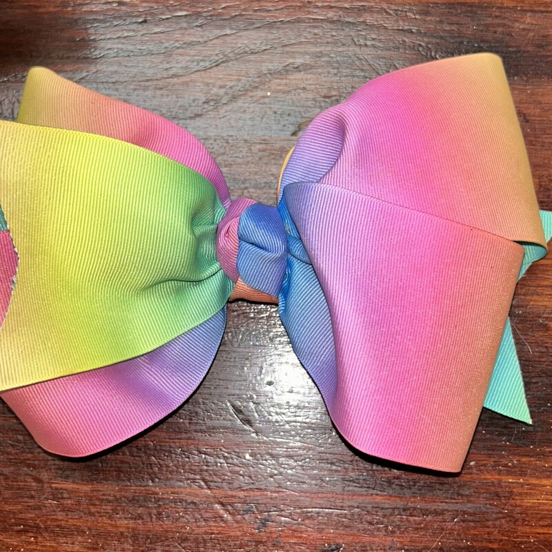 Large Tie Dye Bow, Purple, Size: Bows