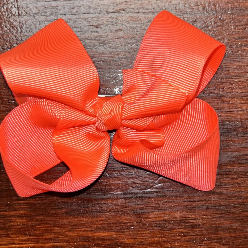 Small Coral Bow, Coral, Size: Bows