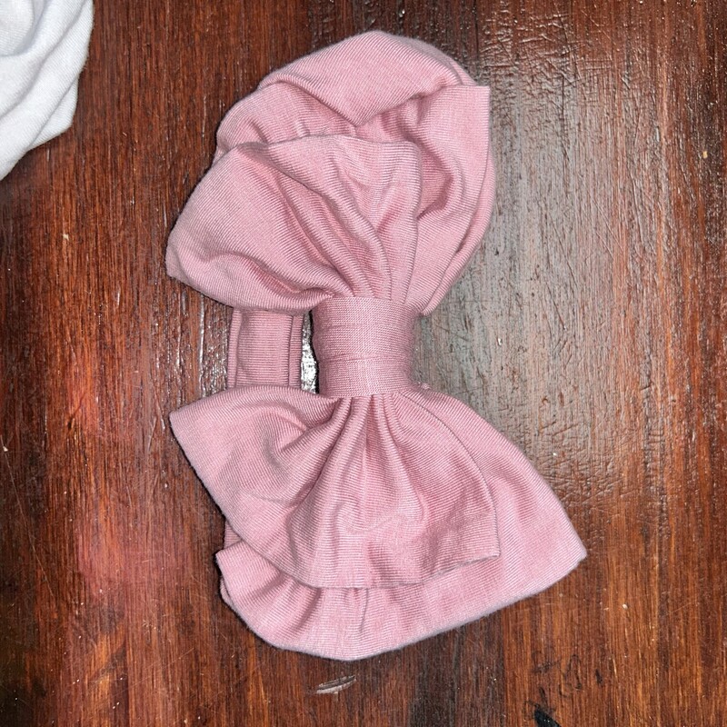 Mauve Bow Headwrap, Pink, Size: Bows