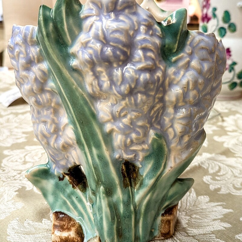 McCoy Hyacinth Vase
Blue Green Brown
Size: 6.5x8H