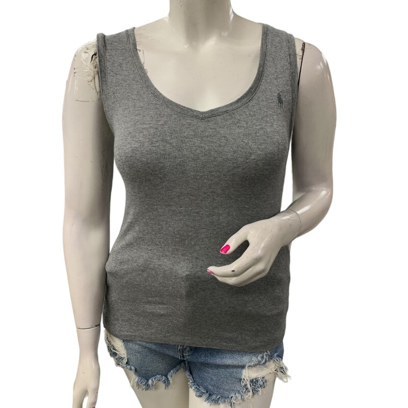 Ralph Lauren Tank, Grey, Size: L