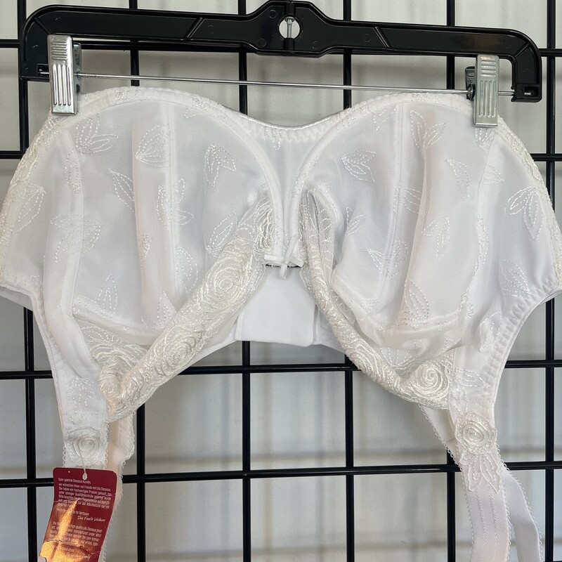 Ulla Bra New, White, Size: 38H
New with tags (original price $225)