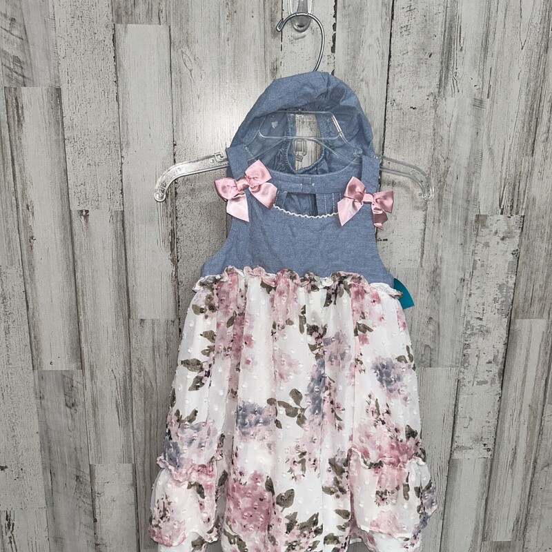 24M 2pc Chambray Floral S