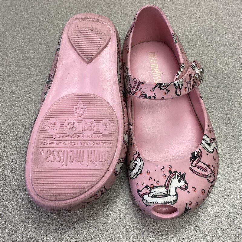 Mini Melissa Sandals, Pink, Size: 7T