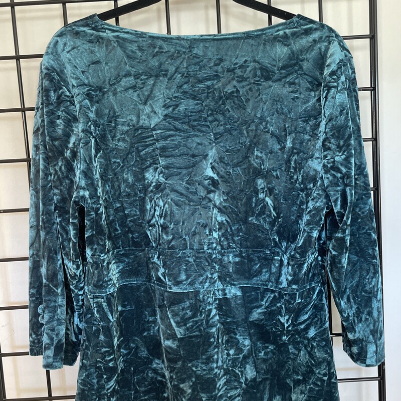 No Tag Top, Teal, Size: L