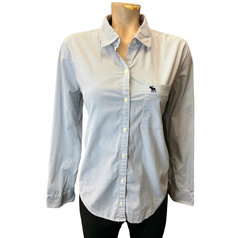 Abercrombie, Blue/whi, Size: M