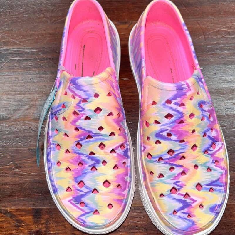 Y2/3 Tie Dye Rubber Shoes, Pink, Size: Shoes Y2