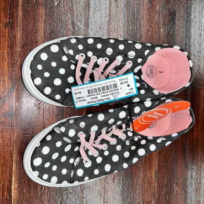 NEW Y3 Polka Dot Sneakers, Black, Size: Shoes Y3