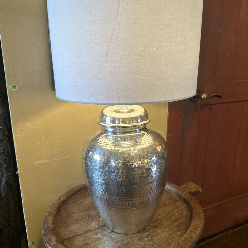 PB Silver Table Lamp