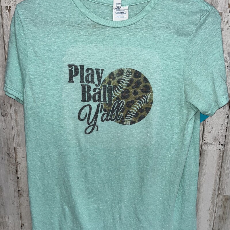 S Green Play Ball Tee, Green, Size: Ladies S