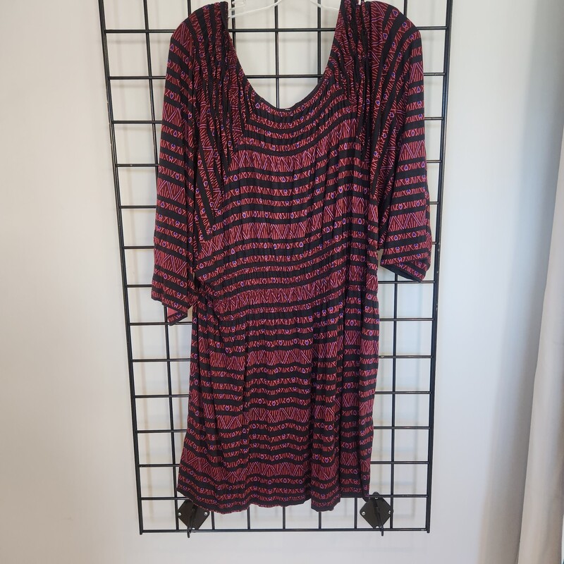 Penningtons Top, Burgundy, Size: 6X