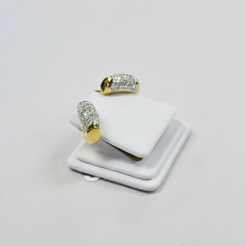 18k 2ct Diamond Earrings