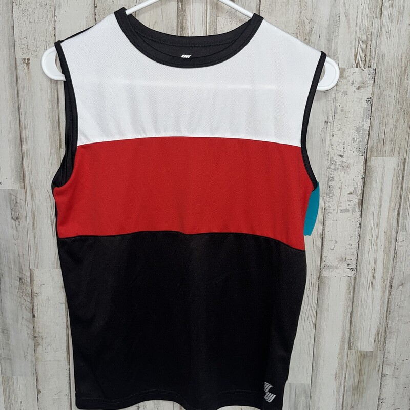 10/12 Red Mesh Tank, Red, Size: Boy 10 Up