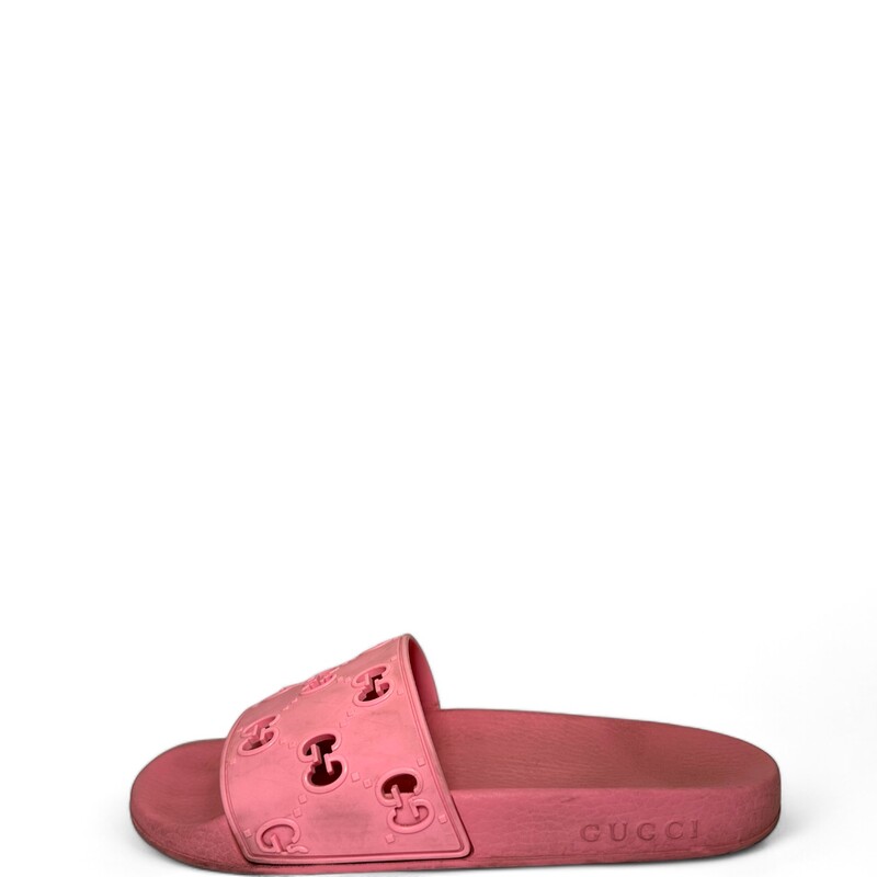 Gucci GG Cutout Slides
 Pink
 Size: 39