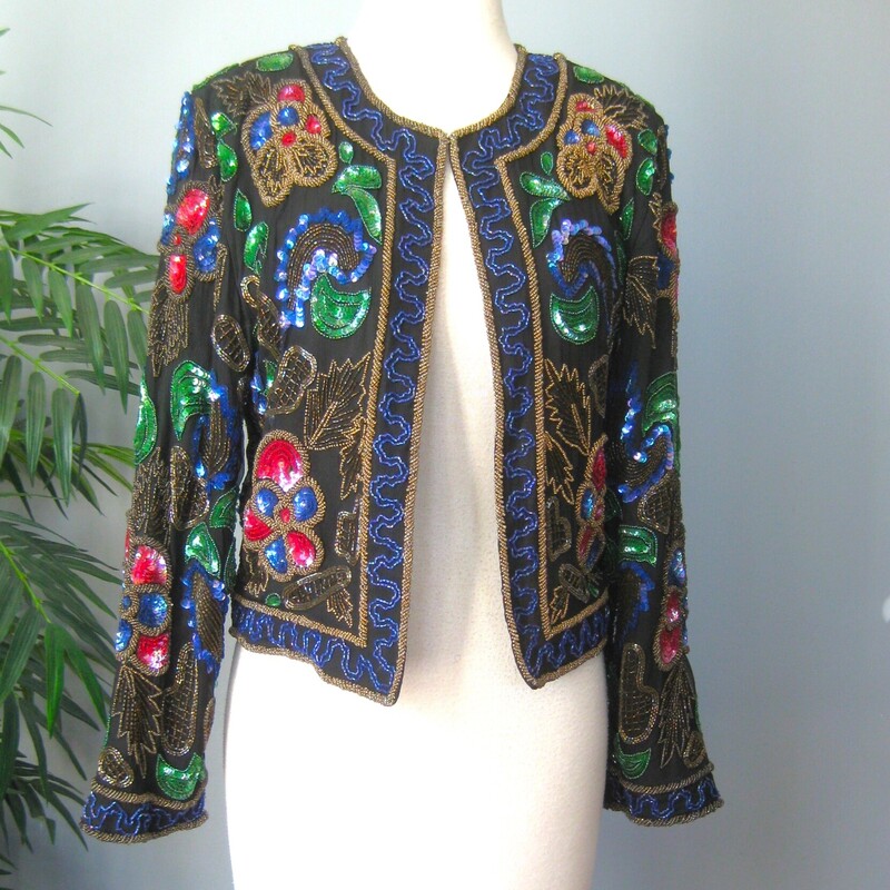 Vtg Lisiano Beaded Eveni