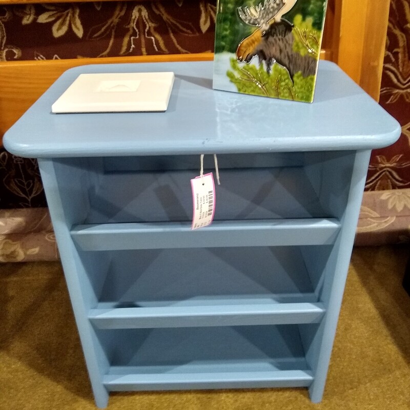 Blue 3 Slot Side Table
19 Inches Wide, 14 Inches Deep, 21 Inches High